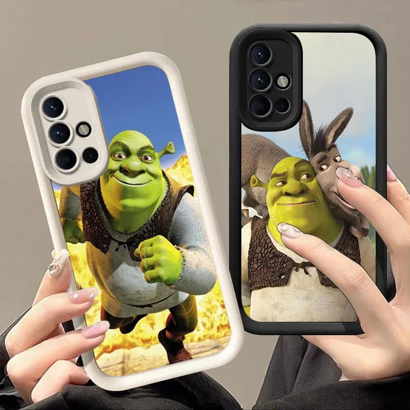 Movie Anime Shreks Art Phone Case For Samsung Note 20 Ultra A03 Core A04 A05 S A01 A06 A20 A30 A50 M12 M13 M15 M34 5G M51