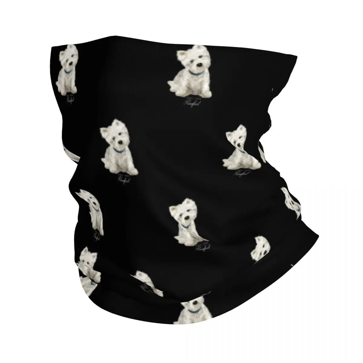 Dog Bandana Neck Cover Printed Wrap Scarf Multifunctional Cycling Scarf Fishing for Men Women Adult Winter