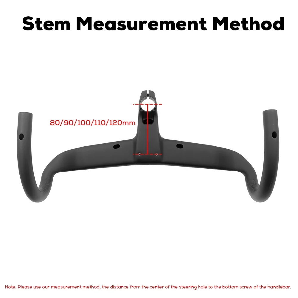 ​​Carbon Integrated Handlebar with FREE Computer Mount T1000 Carbon 380g for Garmin Wahoo Aero Road Bike Cockpit Upgrade​