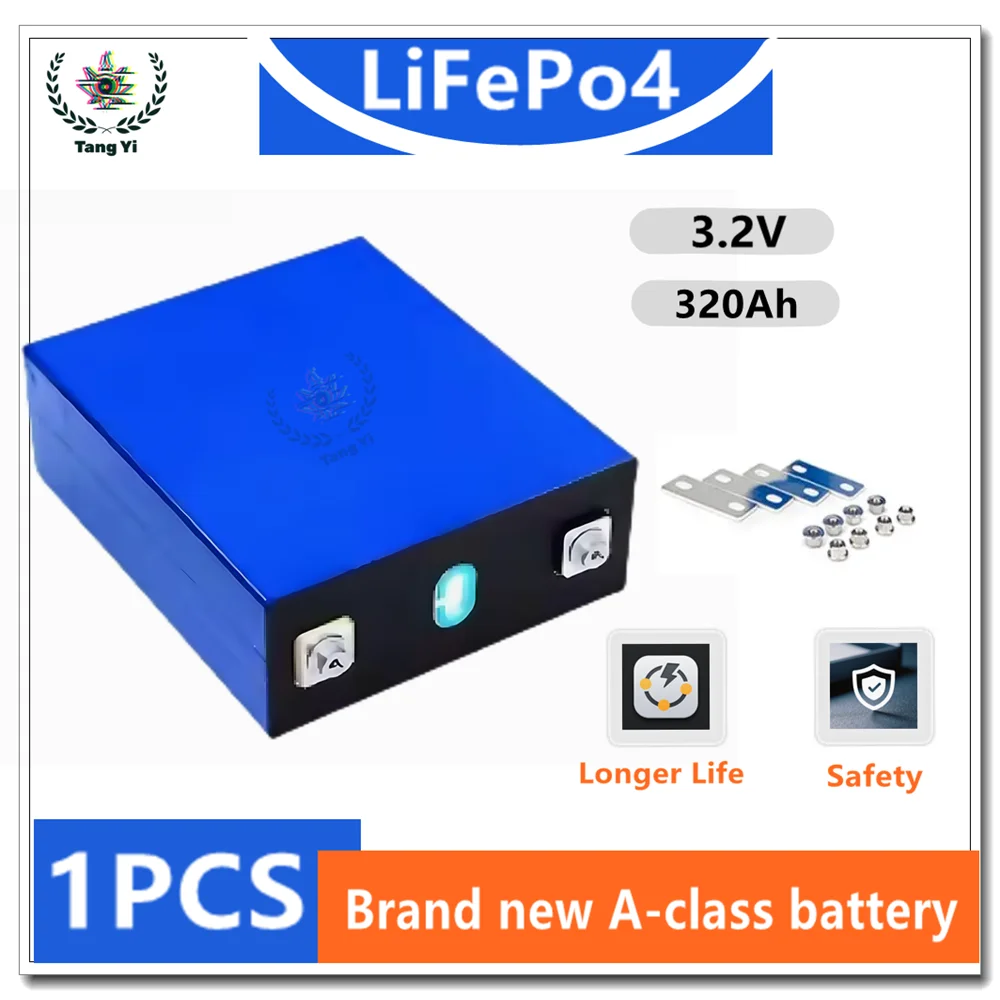 

1/4/8/16/32PCS 3.2V 320Ah LiFePO4 Battery Lithium Iron Phosphate Batteri DIY RV EV Boats Golf Carts Home Energy Storag Cell Pack