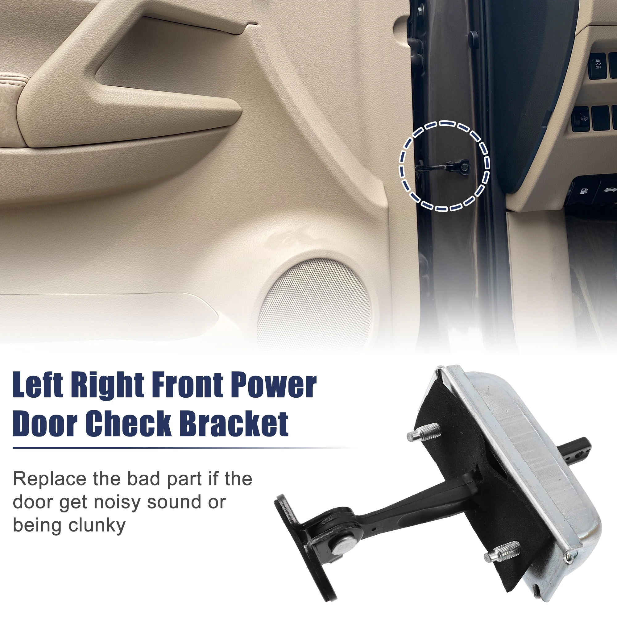 X Autohaux Front Left Right Door Check Stop for Chevrolet Express for GMC Savana 15826449