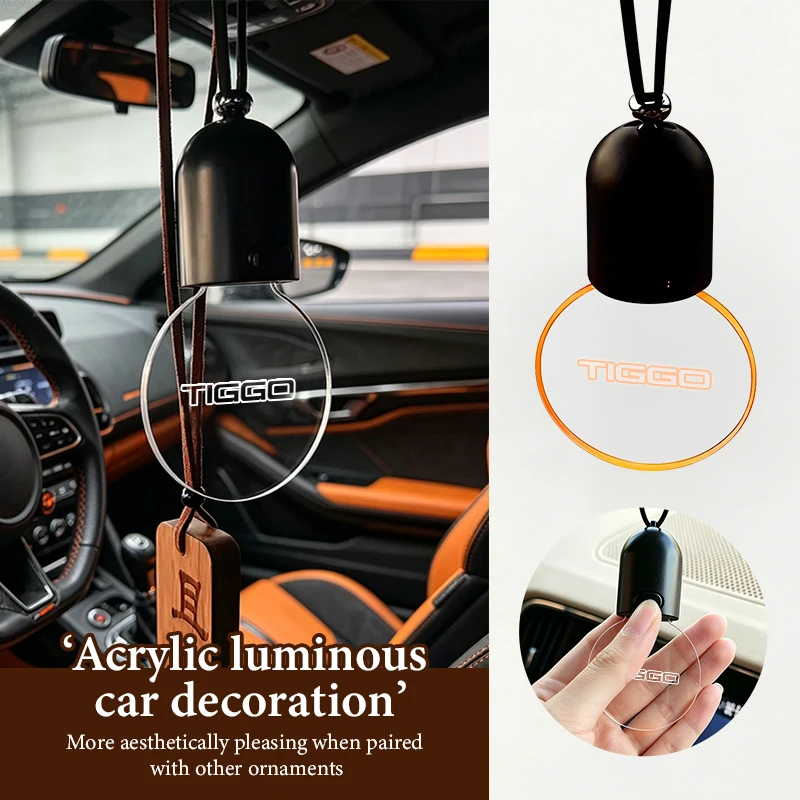 Для Chery Tiggo: Подвесной LED-светильник-атмосферная лампа для зеркала заднего вида (для моделей 3, 4, 5, 7 PRO, 8, 3x, 3xe) ‌   5x ‌   5 Pro
