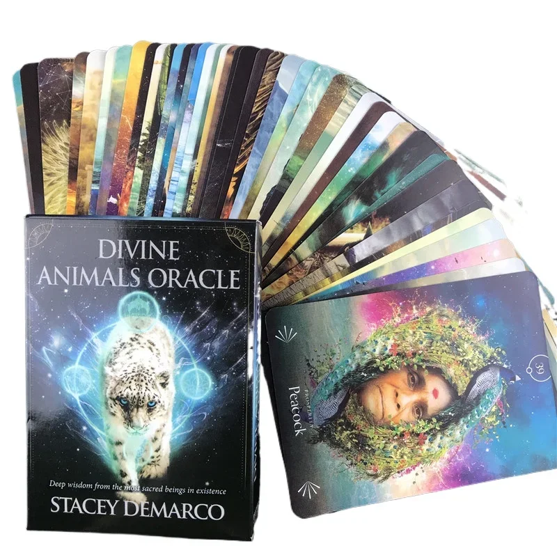 Divine Animals Oracle Card  Guidance Divination Fate PDF Instruction for Tarot Deck Board Games Family Party Cards