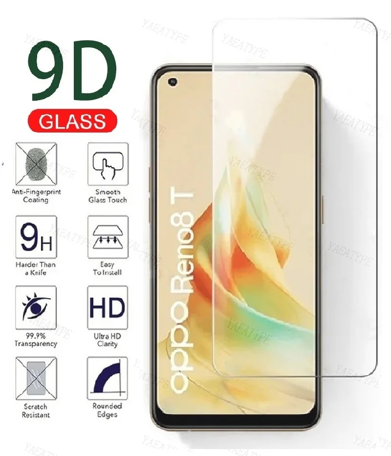 HD Protection Tempered Glass For OPPO Reno8 T 4G 6.43