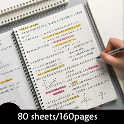 A5 A6 B5 Spiral Notebook Office School Supplies Drawing Sketch Notebooks Blank Line Grid Page Planner Diary Notepad Kraft Paper