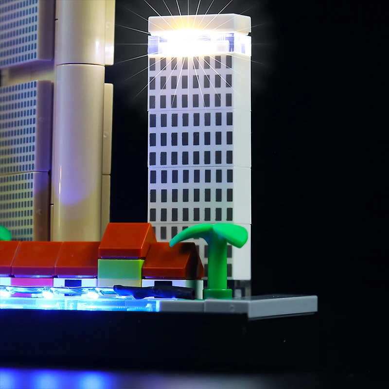 DIY LED-lichtset voor LEGO 21057 (alleen LED-licht, zonder blokkenmodel)