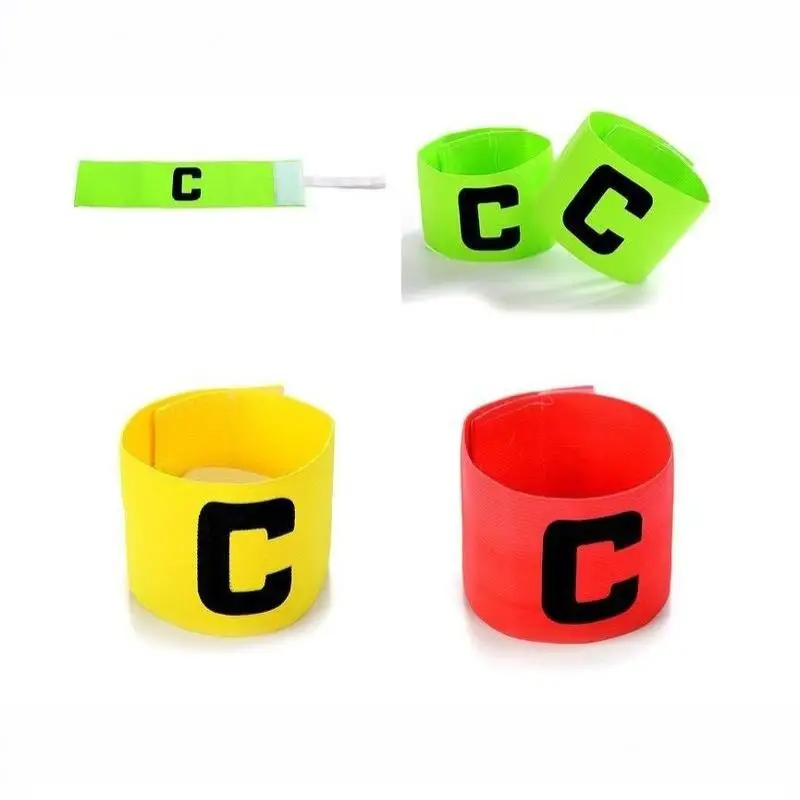 10 Stück, leuchtende Farben, Kapitänsbinde für Fußball, für Kinder und Erwachsene, verstellbare Fußballarmbinde, für Wettkämpfe, als Geschenk, für Fußballtraining. – Detail 10