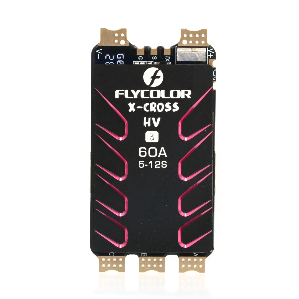 Flycolor Brushless ESC X-Cross HV3 60A 80A 120A 160A ESC 5-12S Lipo BLHeli-32 Dshot Proshot 64MHz 32-Bit For RC FPV Racing Drone