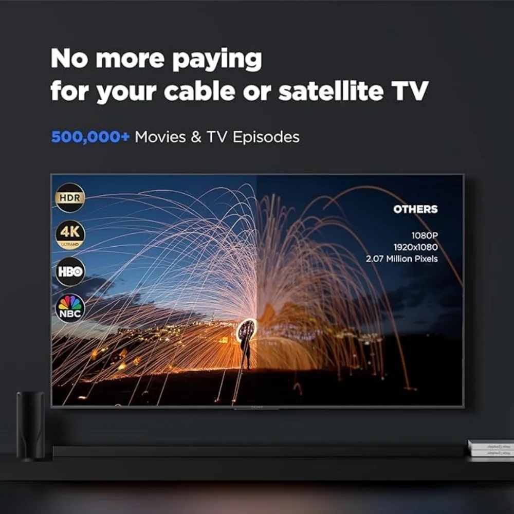 VUELVE Long Range Digital HD TV Antenna 4K Local Channels TV Antenna for Smart TV and All Older TV's