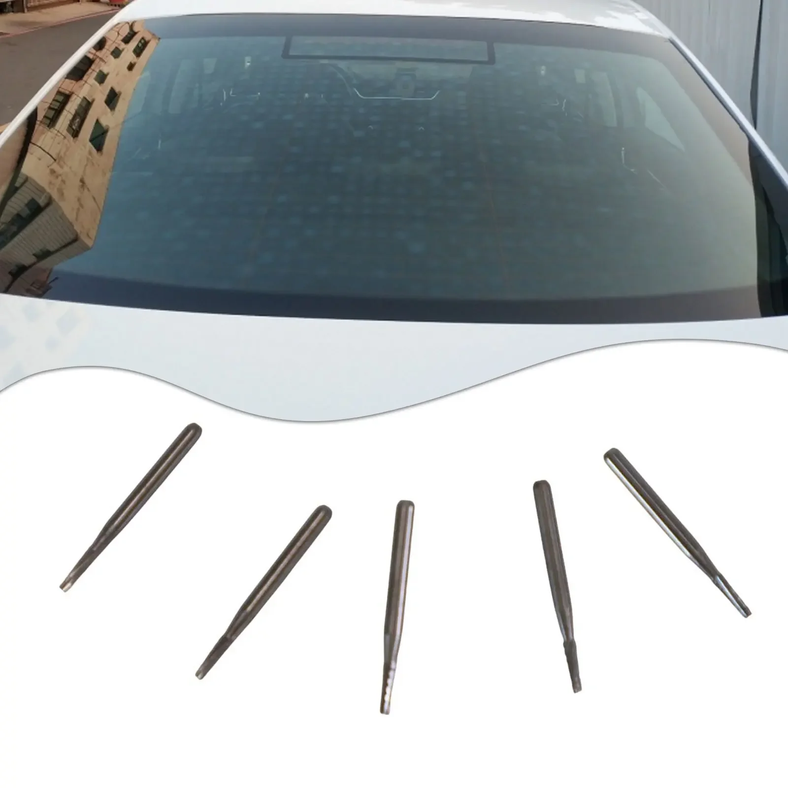 

Glass Drill Bit Windshield Repair Tool High Strength Alloy Abrasion Resistant Tool Automobile Windshield Repair Tool