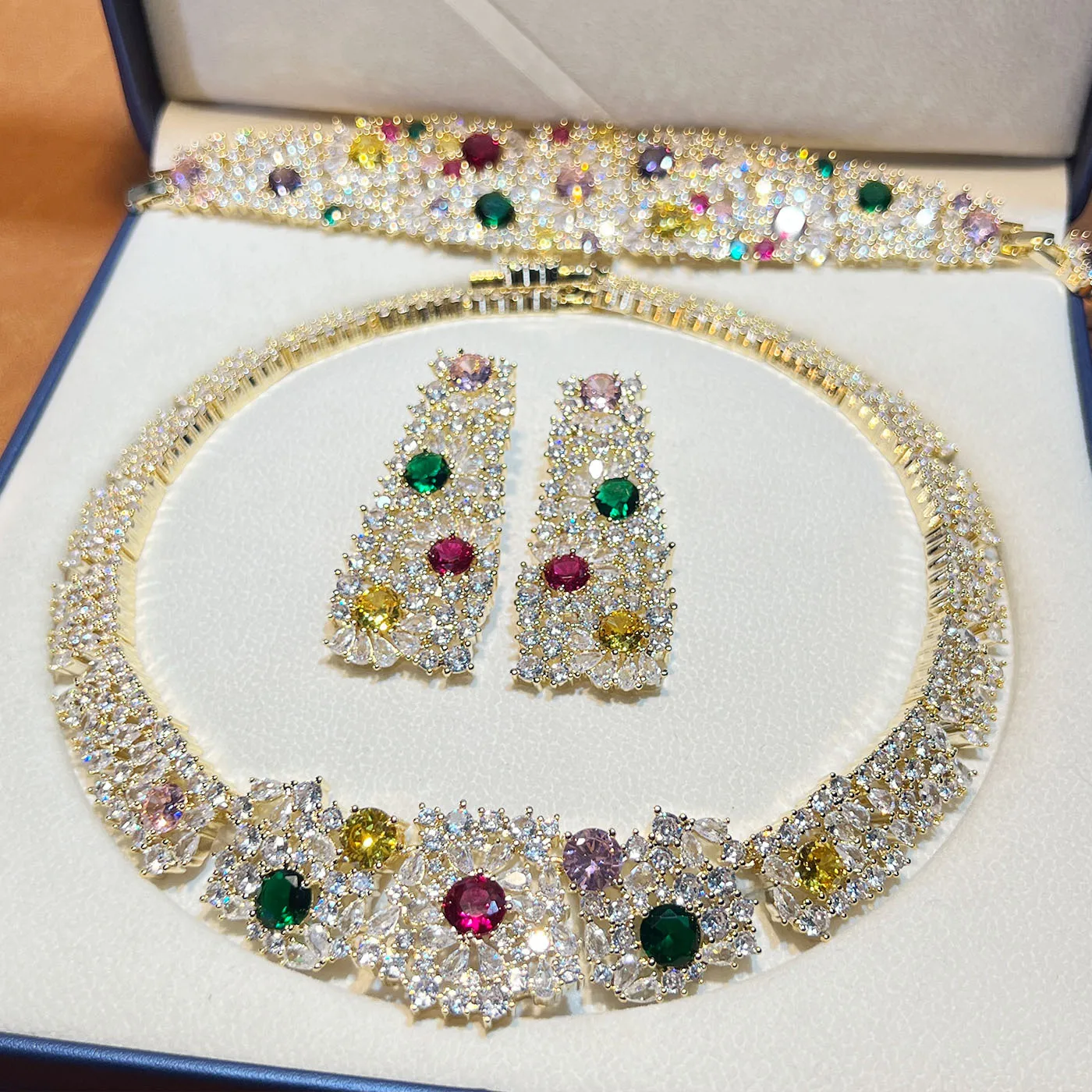 

Женская мода, серьги-капельки и ожерелье, комплект, элегантный ювелирный аксессуар