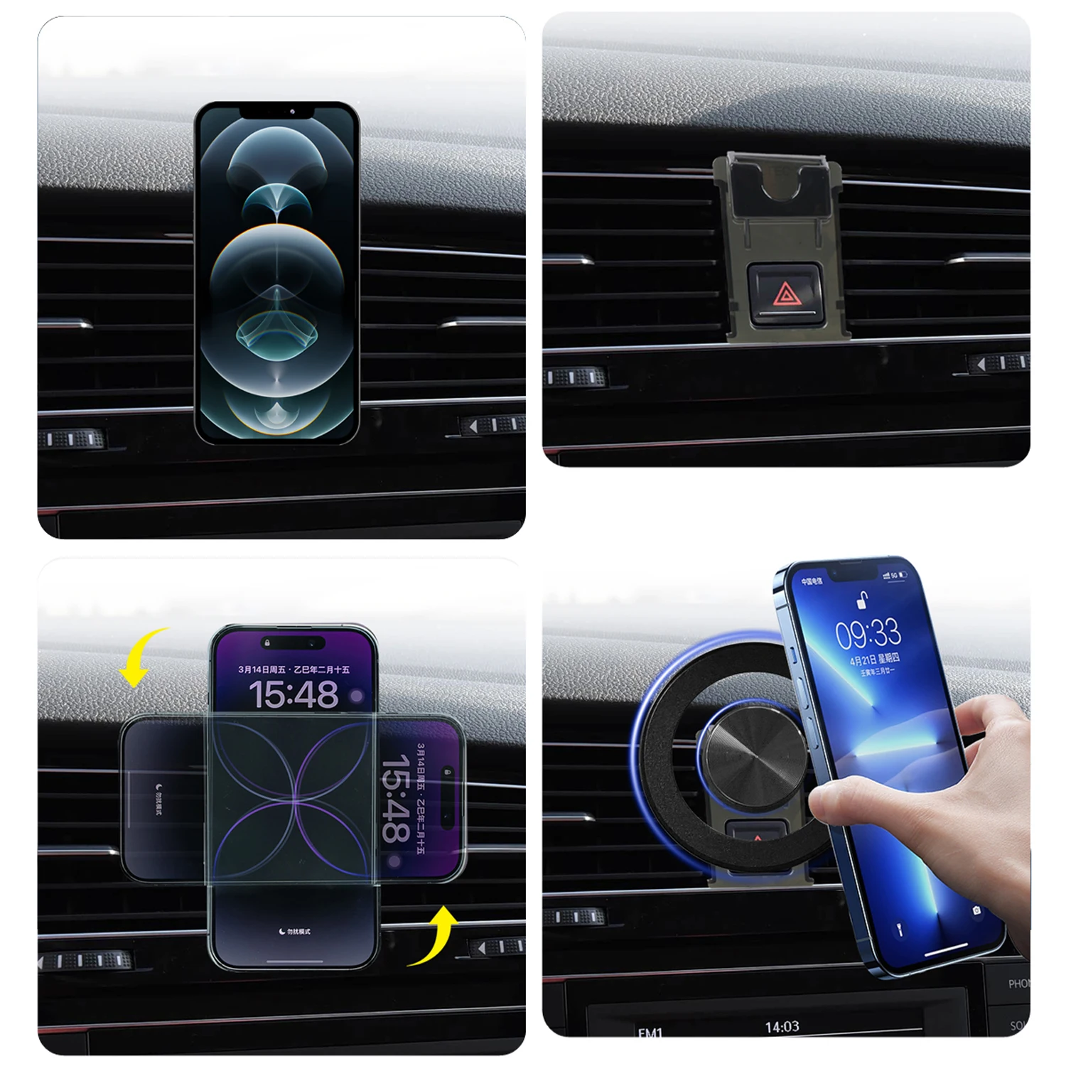 Car Magnetic Phone Holder Moun - Magnetic Phone Holder For Car Vent recension och pris