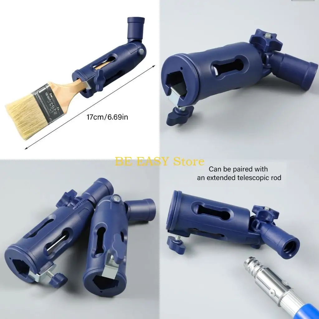 

E28F Многоугольная кисть-удлинитель Инструмент для угловой покраски для высоких потолков