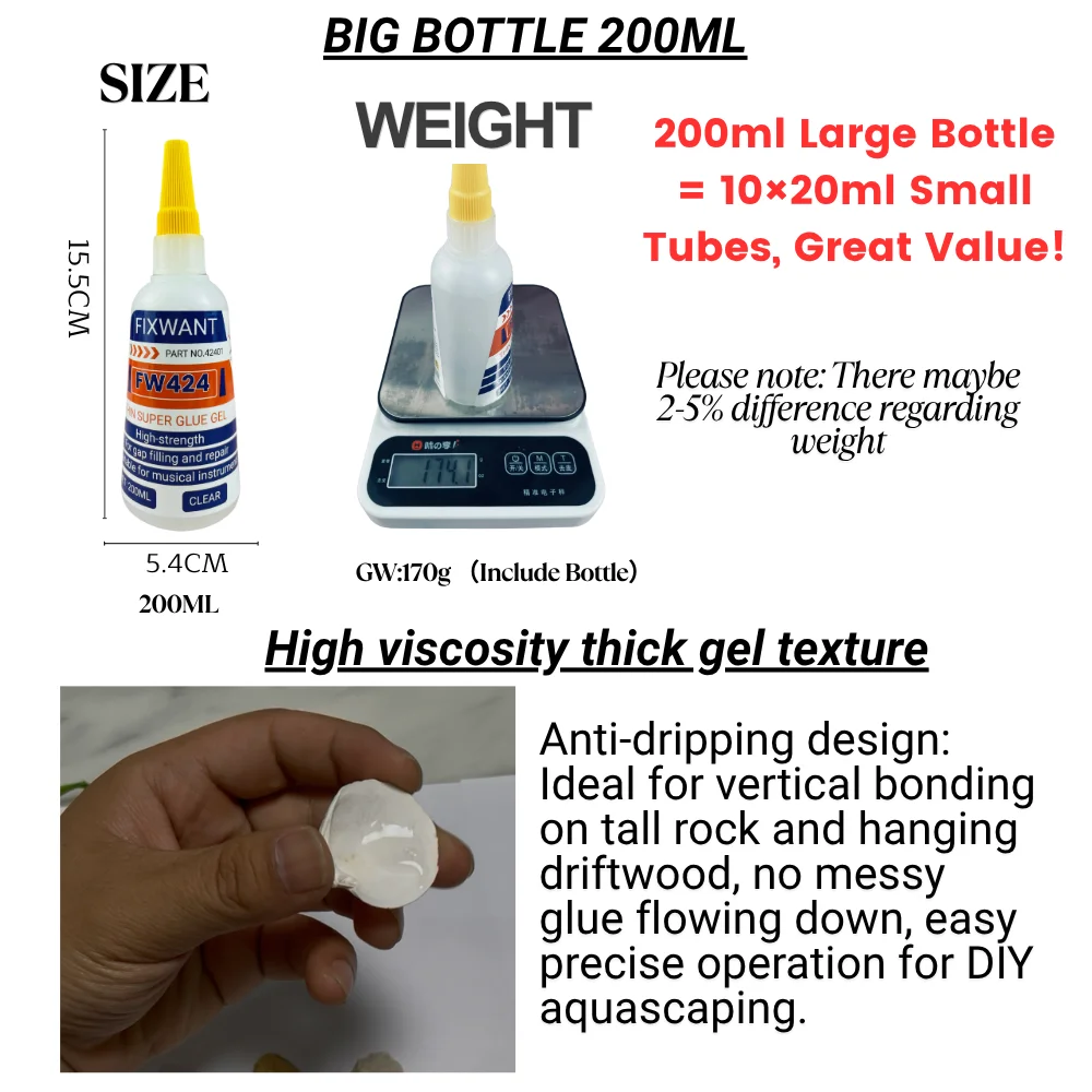 High Viscosity Thick Aquarium  - Planted Aquarium With Rocks recension och pris