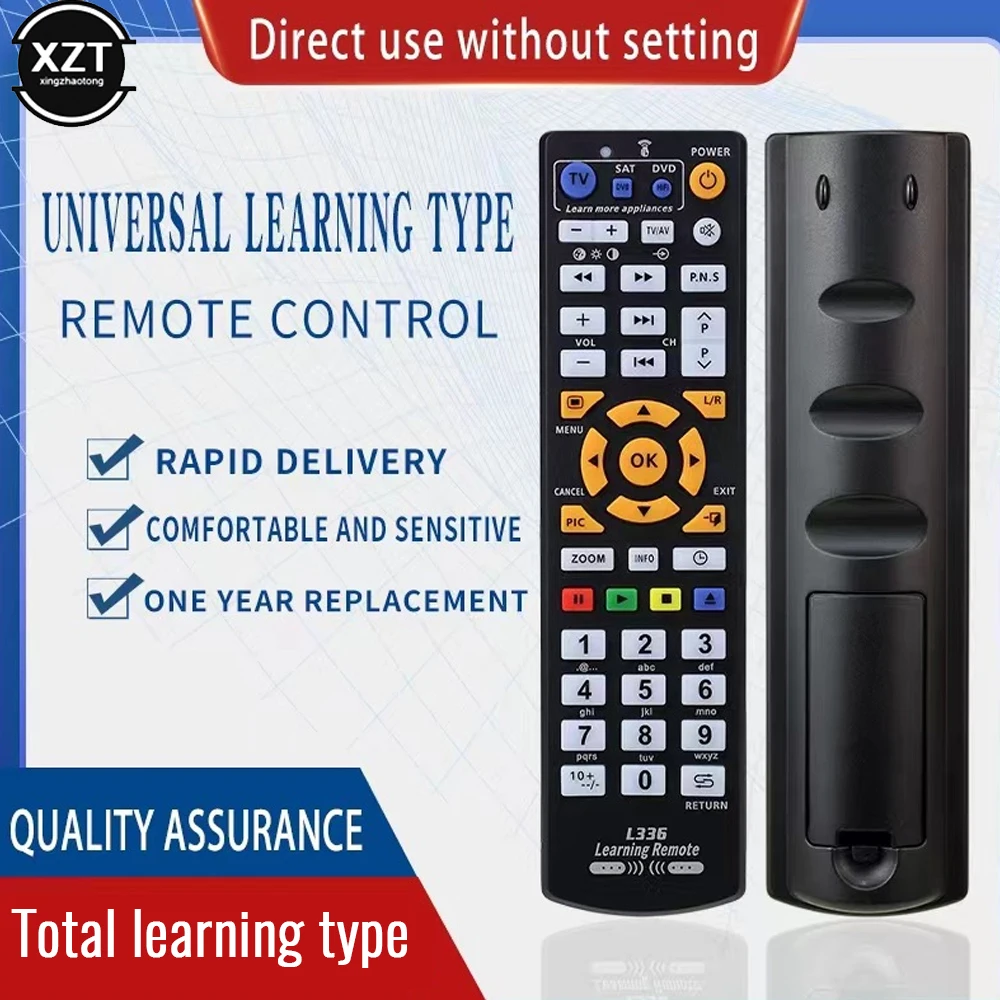 L336 Copy Smart Remote Control With Learn Function For TV CBL DVD SAT STB DVB HIFI TV BOX VCR STR-T Learning Controller 