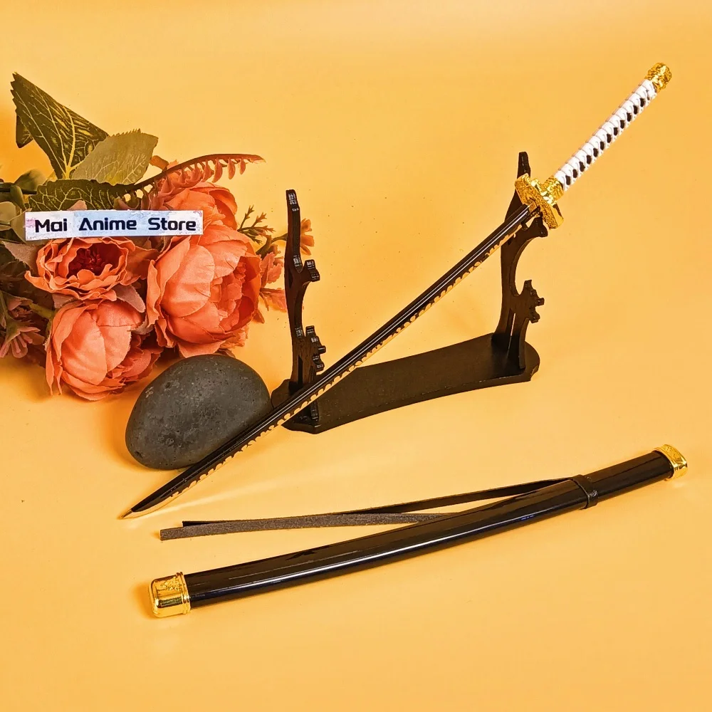 10인치 메탈 버질 야마토 카타나 데빌 메이 크라이 애니메이션 아이언 닌자 나이프 야마토 실물 크기 사무라이 검 장난감 선물