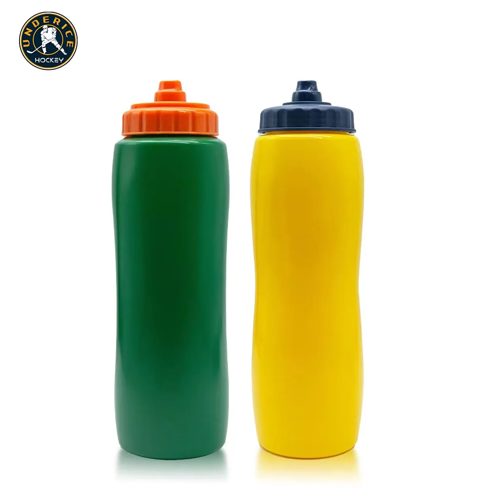 

Хоккейная бутылка для воды, 1000 мл, хоккейное оборудование, спортивная бутылка без BPA для баскетбола, футбола, лакросса, спортивные бутылки