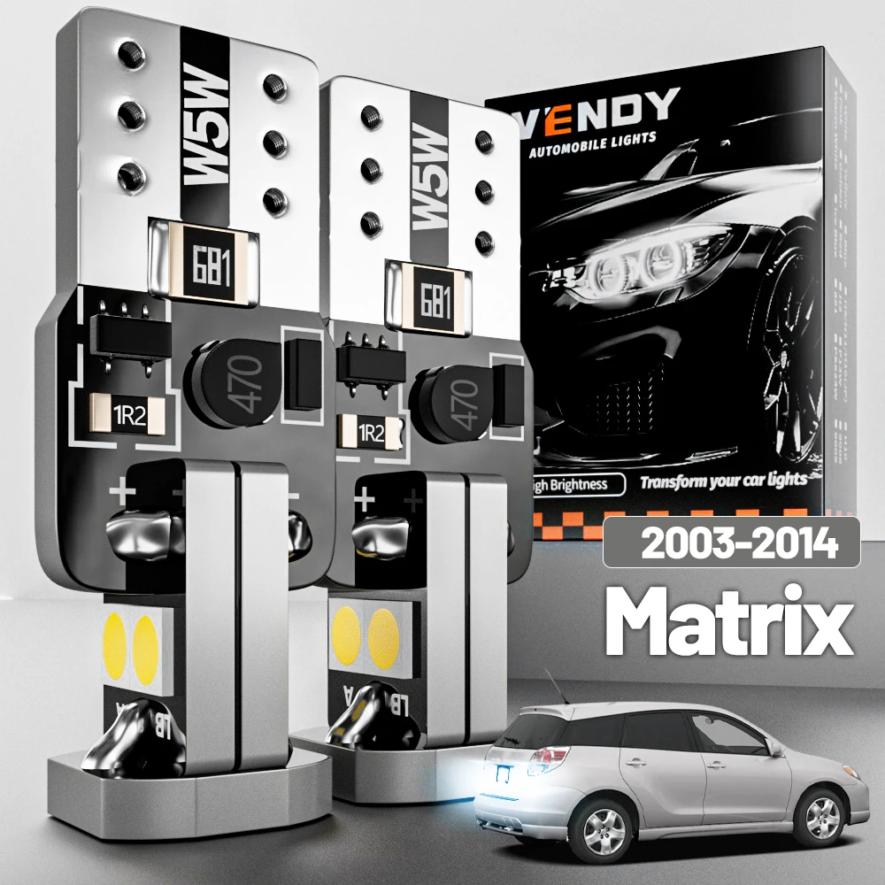 

2 шт. светодиодный светильник номерного знака для Toyota Matrix 2003-2014 2004 2005 2006 2007 2008 2009 2010 2011 2012 2013 аксессуары Canbus