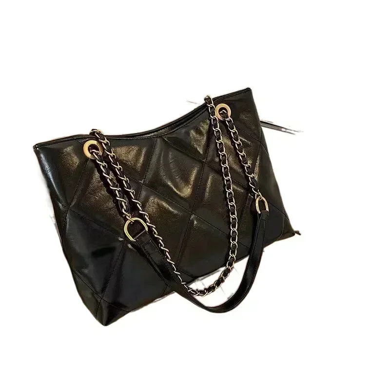 Outono indispensável: bolsa losango de última geração - 13 fileiras, 2 maneiras de transporte, coleção de designer 2025