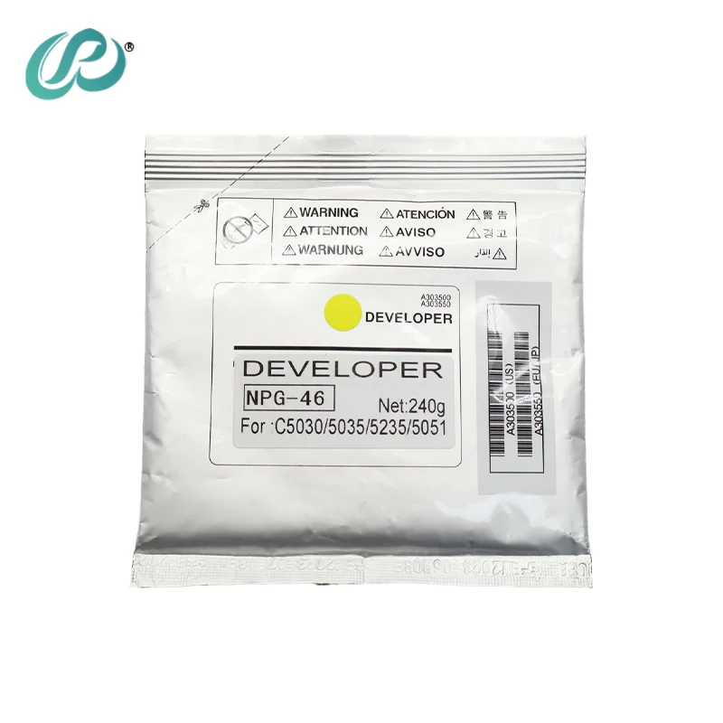 

1PC NPG46 G46 Developer for Canon C5030 C5035 C5045 C5051 C5240 C5245 C5250 C5255 Highly Stable Developer Powder 220G CMYK