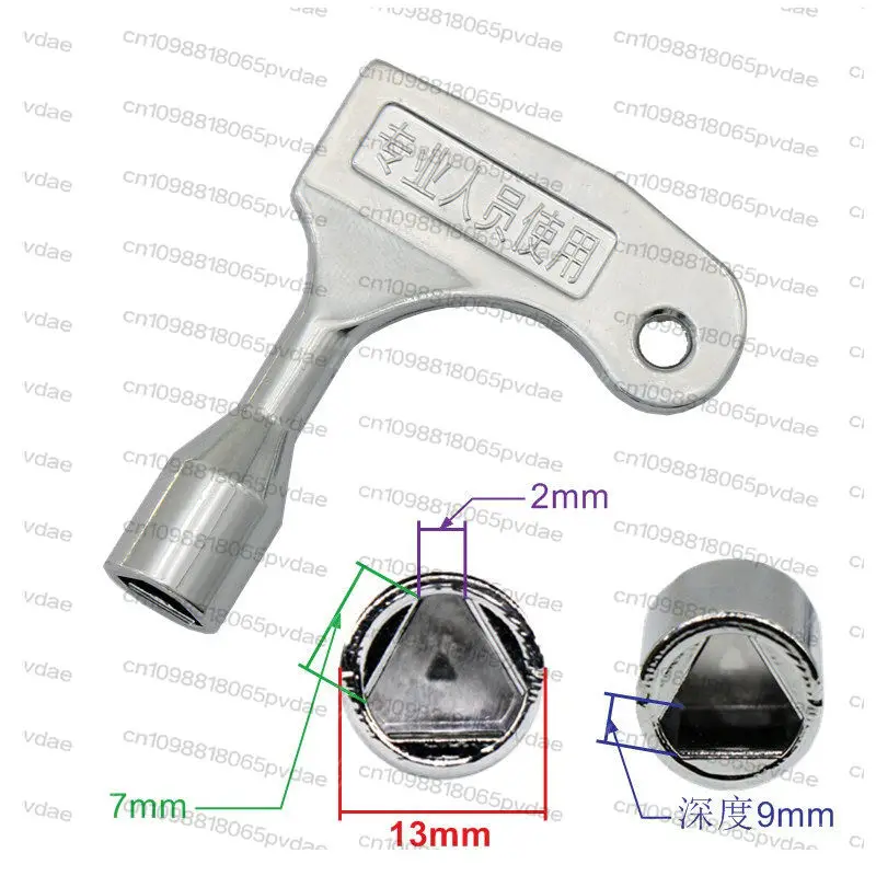 Elevator hall door triangular key floor lock switch is suitable