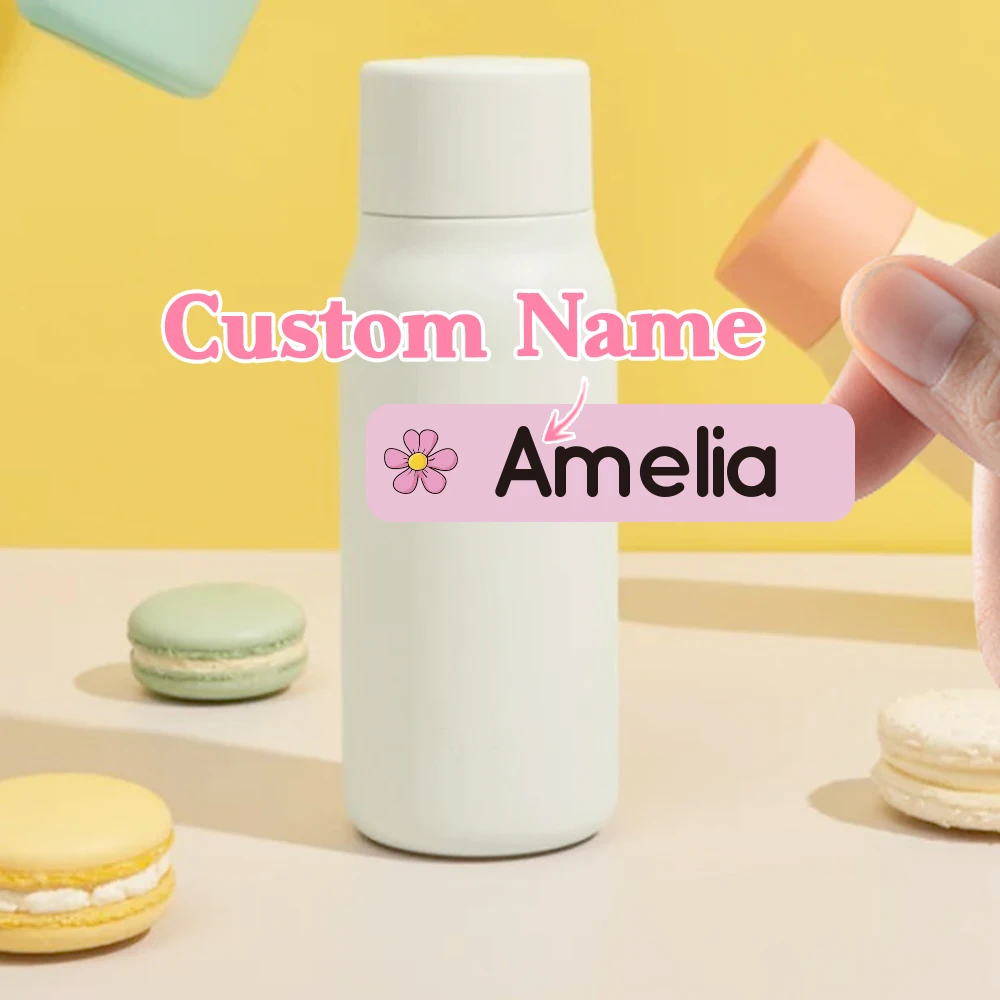 

Custom Name Stickers, Personalized School Supply Labels, Cute Cartoon Icons, Back to School Essentials