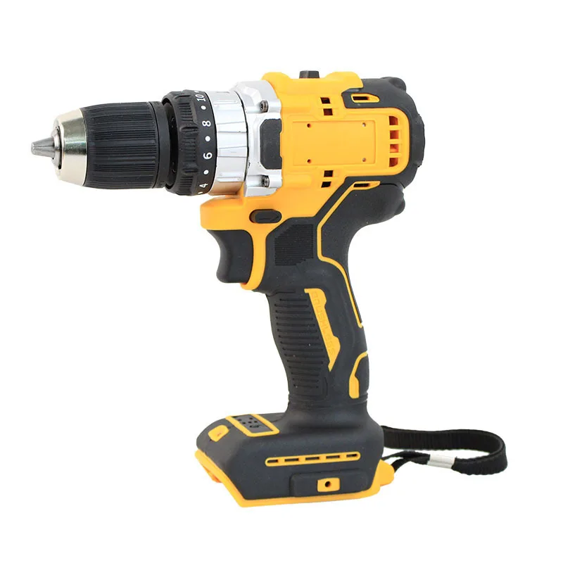 Lithium Battery Charging Drill Impact Drill Dual Speed 10mm Impact Multifunctional Household Electric Screwdriver with Brush