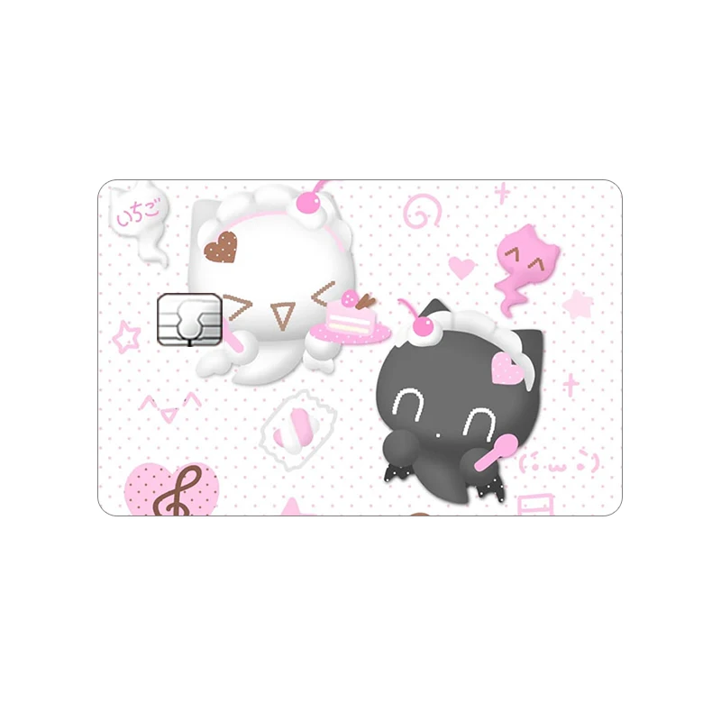

Kumo Kuro Card Sticker Character Prints Fluffy Cute Chibi Cat Exquisite Waterproof Decor Decals Popular Kawaii Prints ID Campus
