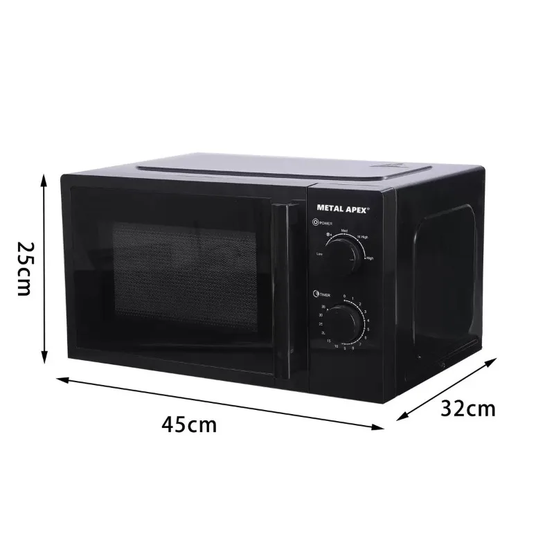 Product 220V 20L Household electronic digital glass display, automatic microwave oven, hotel convection