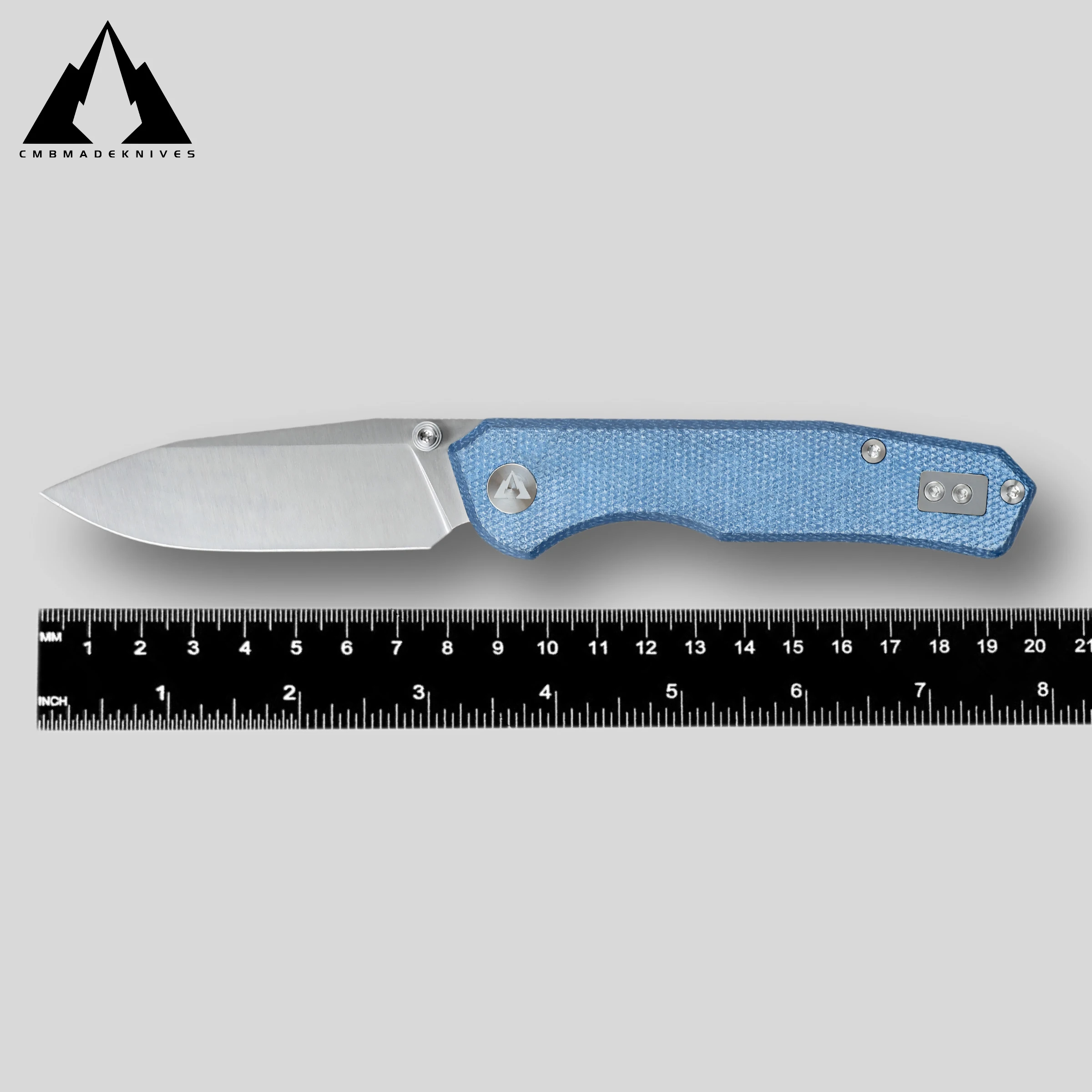 CMBMADEKNIVES Explorer 14C28N Steel Micarta Handle Camping Outdoors Pocket Folding Knife EDC CMB-18D