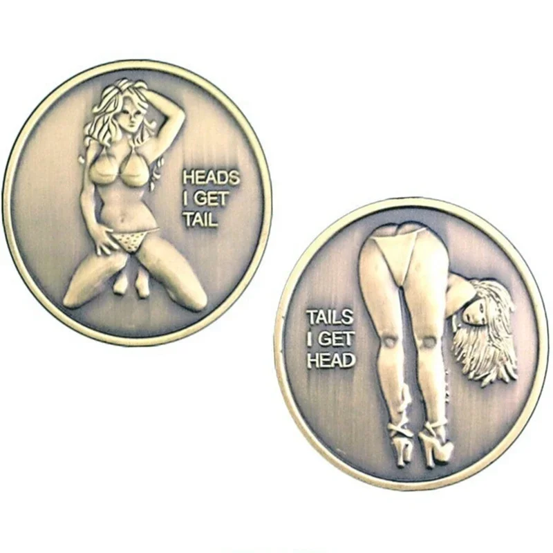 1PCS Sexy Woman Coin Mermaid Coins Lucky Lady Commemorative Coin Goddess of the Sun and Moon