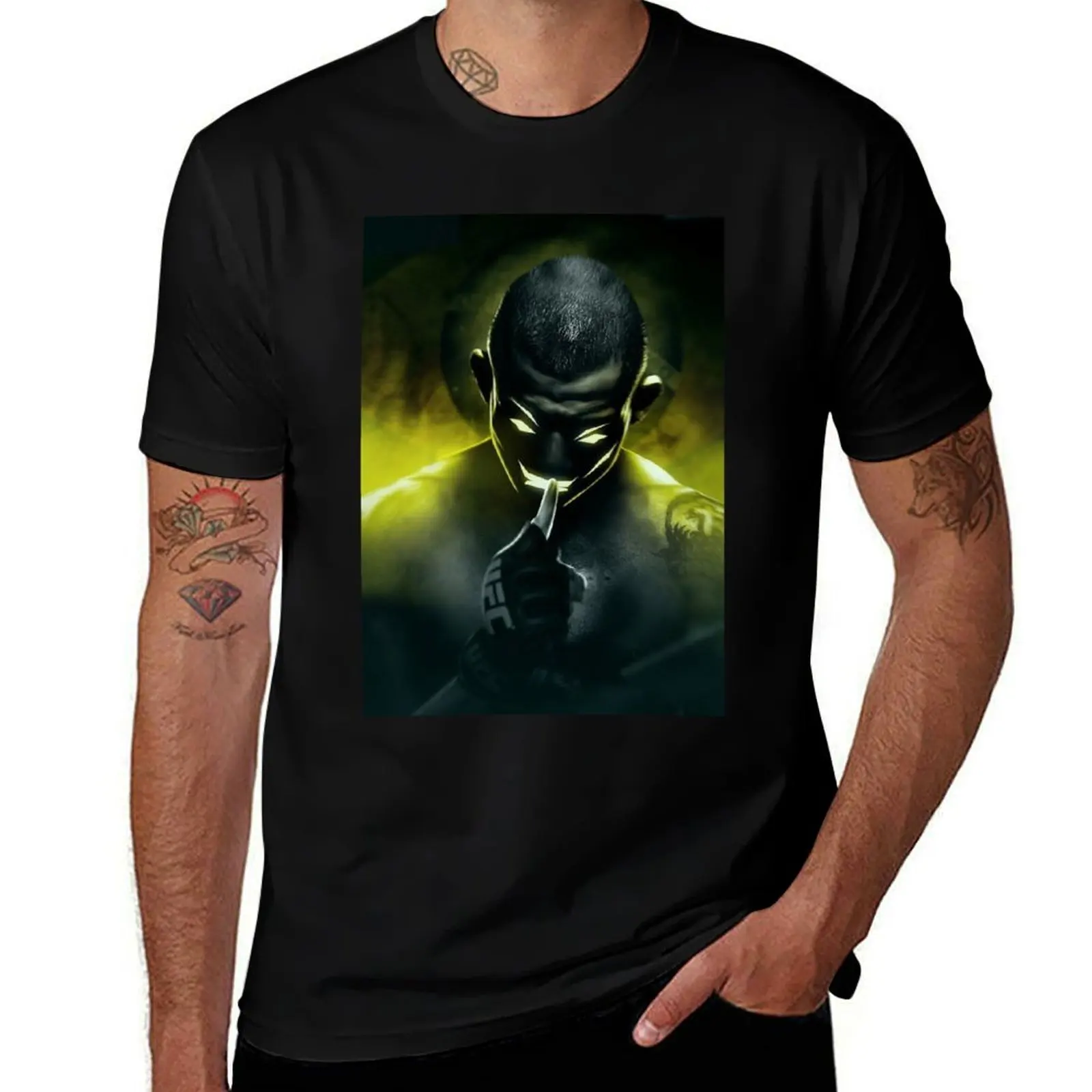 Jose Aldo: Anime style T-Shirt Casual Graphic Print Tee T-Shirt