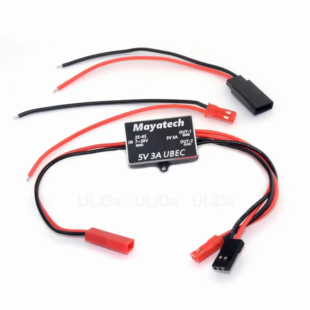 High Quality 5V/12V 3A UBEC Support 2-6S/3-6S Lipo Battery Fully Shielded Anti-interference Voltage Stabilizer