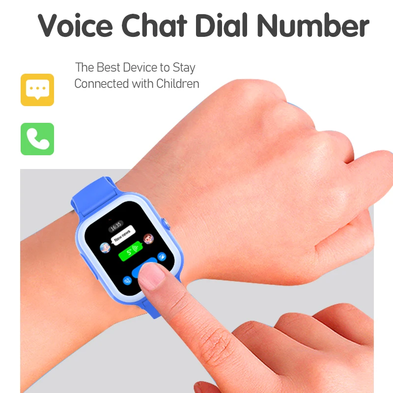 Wonlex-Smart Watch Phone para crianças, GPS, WIFI, localização, videochamada, monitor remoto, trilha SOS, KT31, 4G, 1GB + 8GB, Smartwatch infantil