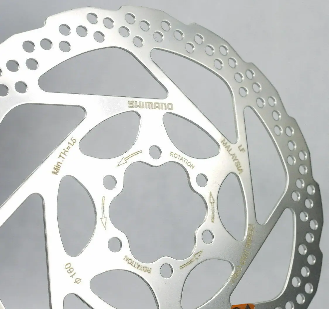 NEW DISC BRAKE ROTOR SM-RT56-S RT 56 SUIT SHIMANO SLX DEORE ALIVO 160MM 6 BOLT STYLE