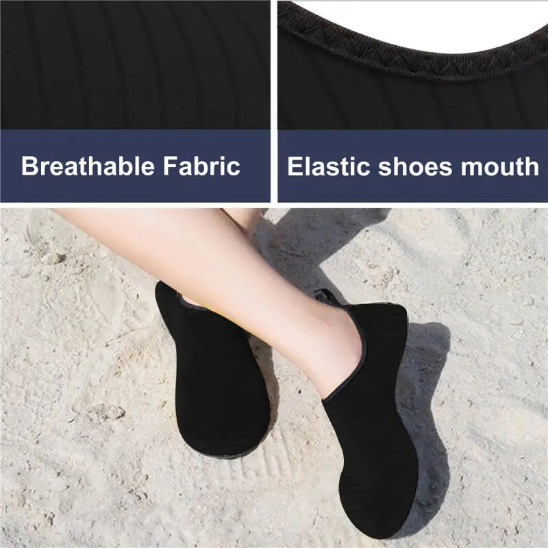 Scarpe da acqua da spiaggia unisex Calzini da acqua leggeri antiscivolo ad asciugatura rapida per uomo Donna Nuoto Surf Yoga Scarpe da esterno Taglie forti