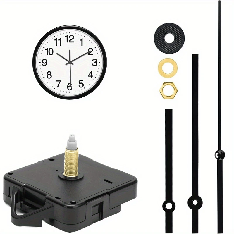 

Wall Clock Movement With Hooks Mechanism Silent Clock Movement DIY Quartz Wall Clock Craftsmanship Wall Watch Movement