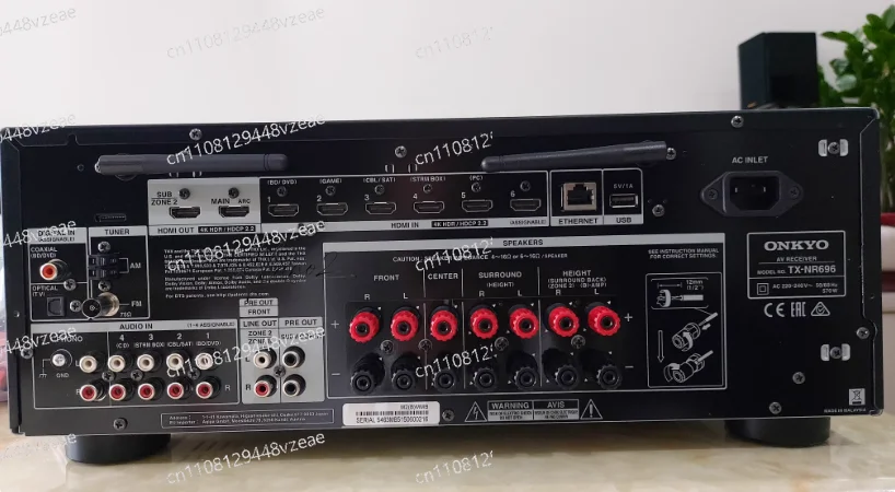 

Theater Smart AV Receiver 8K/60, 4K/120Hz TX-NR6100 7.2-Channel Network Home