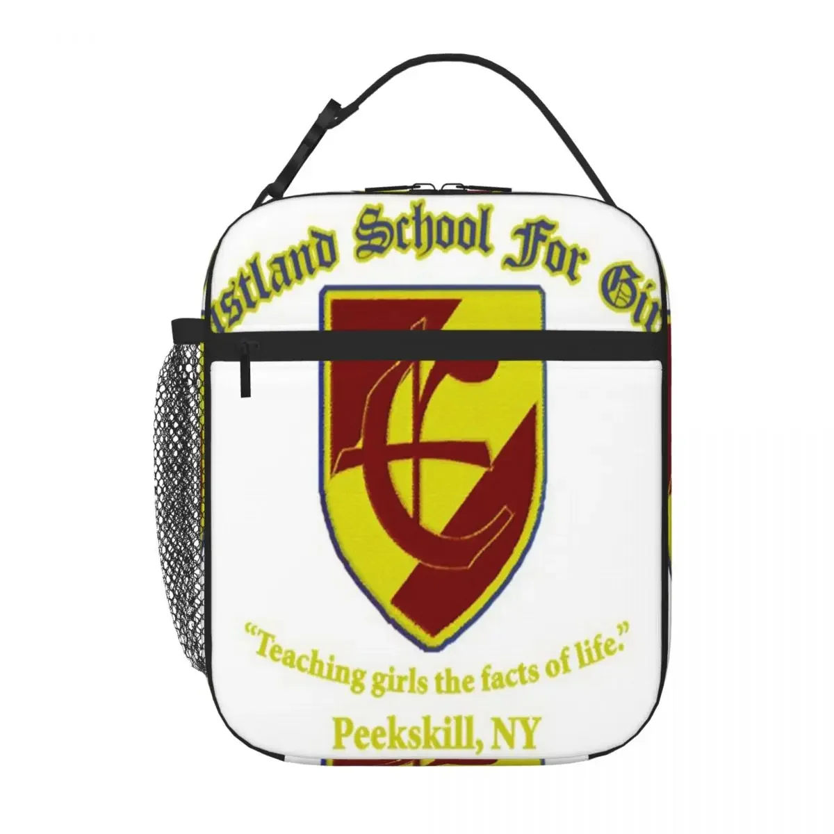 Bestselling Eastland School For Girls Student Rainbow Print Nylon Lunch Bag Seaside Lunch Small Lunch Bag