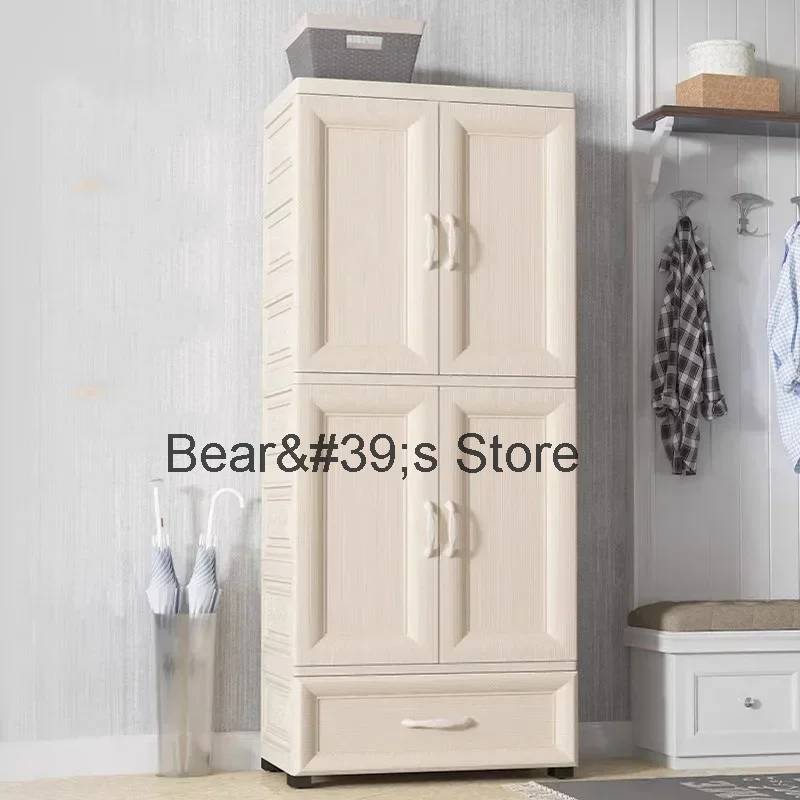 Plastic Wardrobe Closet Baby Cupboard Bedroom Storage Cabinet Closet Organizer Placard Chest Guarda Roupa Home Furniture