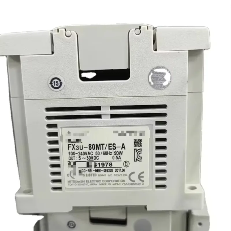 

FX3U-80MT/ES-A PLC Programmable Logic Controller 80 Point Digital I/O Transistor Output for Industrial Automation