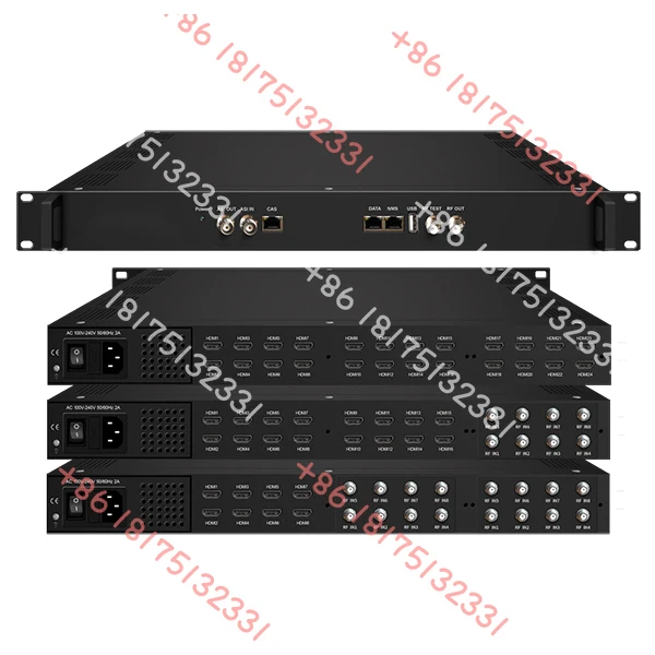 NDS3536S 24 HDI  DVB-C/T ISDBT ATSC R F OUT to R F modulator Encoder for radio &  broadcasting equipment Satellite System