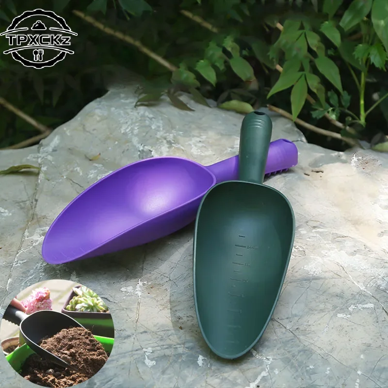1pc Flower Vegetables Planting Soil Loosening Shovel Home Gardening Tools Plastic Soil Shovels  Plants Soil Shovels