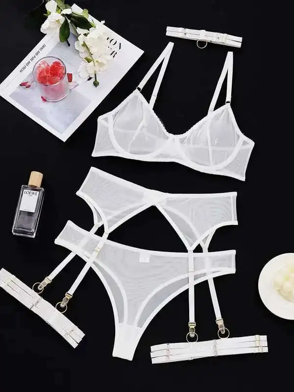 Sommer Neue frauen Mode Sexy Bikini Mesh Casual Abnehmen Bikini Charming Süße Backless Wrap Brust Hosenträger Ärmellose RL53