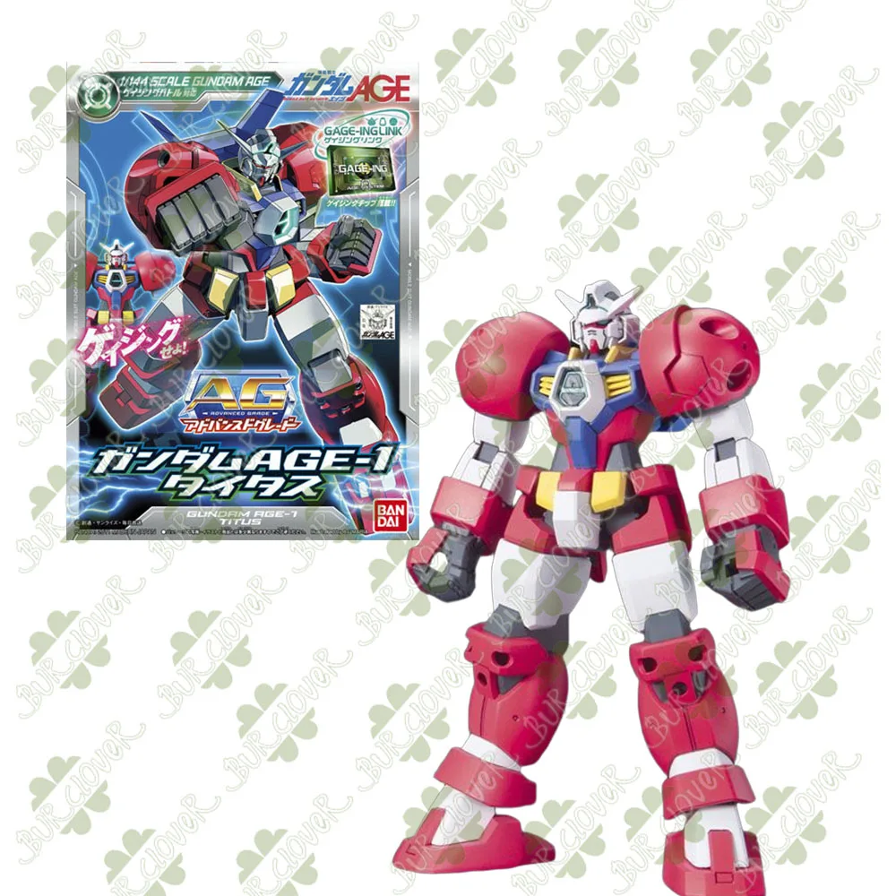 Oryginalny model do składania Bandai GUNDAM AGE HG AG Series GENORCE CUSTOM DORADO G-BOUNCER KHRONPS Anime Figurka Akcji Zabawki