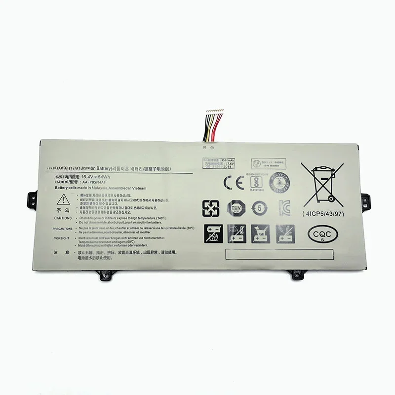 AA-PBSN4AF Replacement Laptop Battery for SAMSUNG Notebook Pen 13 NP930SBE-K01US NP930SBE NT930SBE NP750XDA NP730QCJ 15.4V 54WH