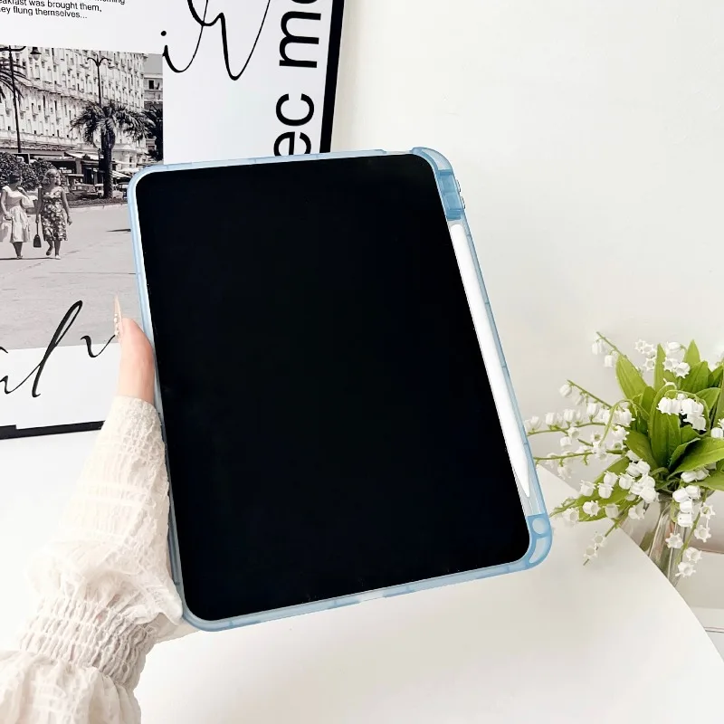 Etui z uchwytem na rysik do iPada A16 2025 A19 2026 Air 5 4 10.9 Air11 M4 M3 M2 M5 Pro11 10th 9th 8th 6th 5th 10.5'' 10.2'' 9.7'' — zdjęcie produktu 3