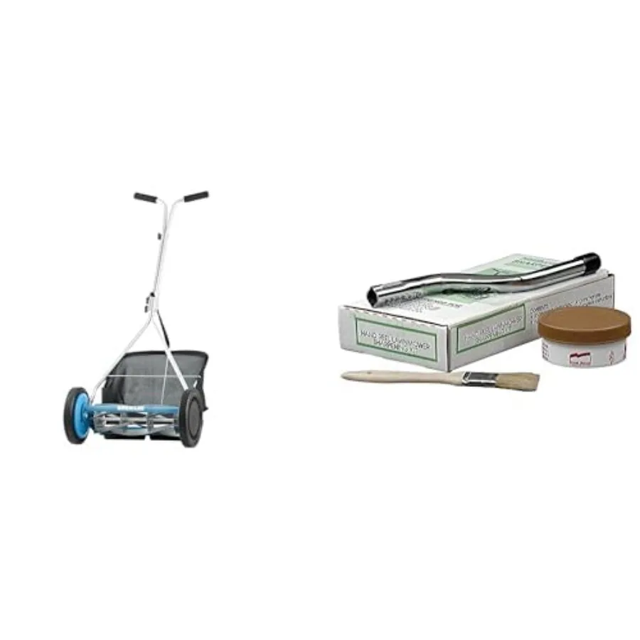 

Газонокосилка-катушка 16 дюймов с 5 лезвиями, травосборником и комплектом для совместной заточки ножей