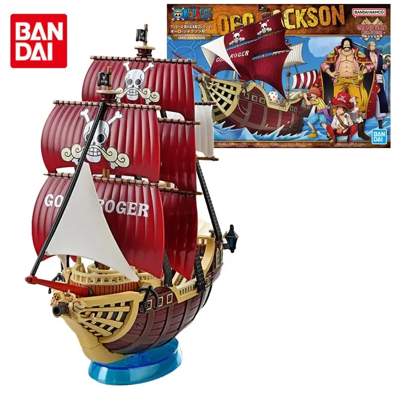 

Bandai Genuine One Piece Oro Jackson Anime PVC Model Assembled Toy Assembled Ship Ornaments Collection Hobby Boy Holiday Gift