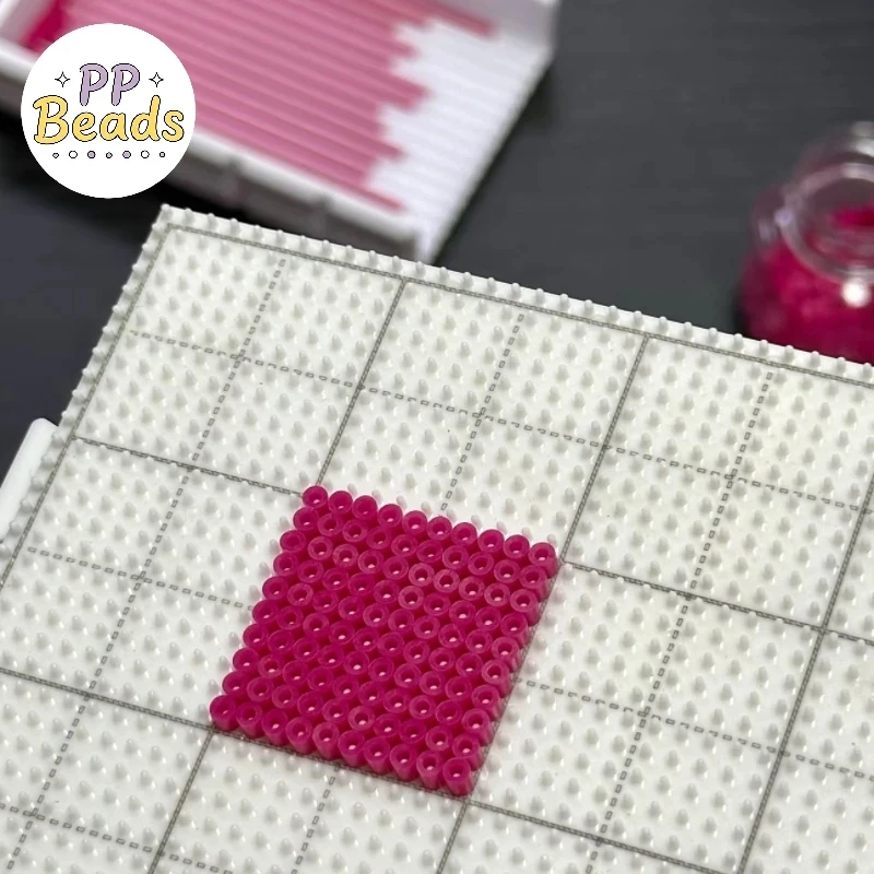 2.6mm Fuse Beads Pegboard Hama Perler Beads Puzzle Tool DIY Creative Craft Material Kit for Kids